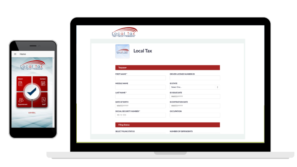 local tax app and desktop